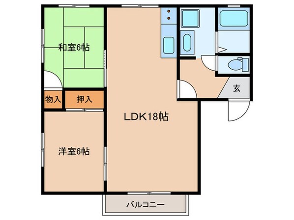 CASATOEの物件間取画像